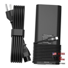 130W USB C Type C Adapter Laptop Charger Compatible with Dell XPS 15 BLACK-4 picture