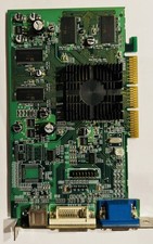 ATI Radeon 7500 64MB SDR AGP Graphics Card V/D/VO MPN 1024-1147-0B-SA picture