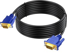 VGA to VGA Cable 15 Feet, Computer VGA Monitor Cable 1080P Full HD Male to Ma... picture
