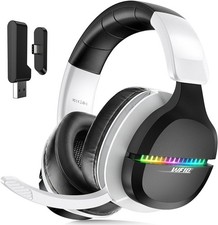 BUWNIA WF18 Wireless Gaming Headset 7.1 Surround Sound PC PS4 PS5 Switch Laptop picture