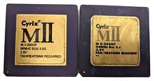 Lot of 2 Vintage 1995 Cyrix MII M II-266GP / M II-300GP 66MHz CPU Processor Gold picture