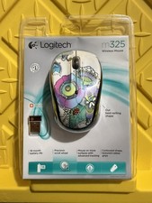 Logitech M325 Wireless Mouse w/ USB Receiver BRAND NEW SEALED Lady on the Lily picture