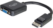 C2G VGA Mini Display Port Cable Display Port to Male to Female Black 8 in picture