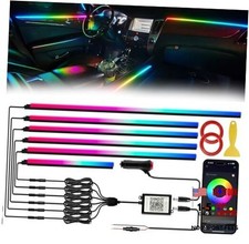 Acrylic Interior Car LED Lights with Wireless APP 6 in Dreamcolor 6 in 1 picture