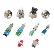 10 Pack OTDR Fiber Optic Connector Adapter Kit SC/FC/ST/LC Fiber Cable Test picture