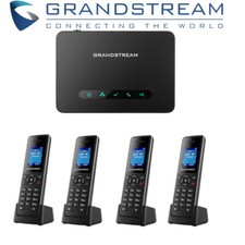 4 Grandstream DP720 DECT Cordless HD VoIP Telephone Handset + DP750 Base Bundle picture