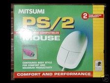 Mitsumi Brand  PS/2 Mouse For IBM PC Computers Contoured Body Style picture