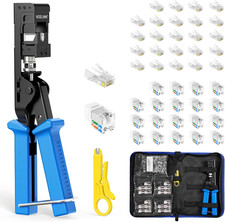 Speed Termination Keystone Tool Kit with White Keystone Jack picture
