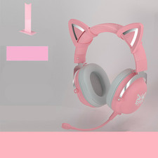 Head-Mounted Gaming Gaming Cute Girls Wired Computer Headset picture