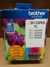 Genuine Brother LC-3013 XL Ink Cartridge Combo-for MFC-J491DW J497DW-OEM-3PK picture