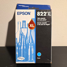 Genuine Epson 822XL Cyan High-Capacity Ink Cartridge T822XL220 C13T05X223 picture