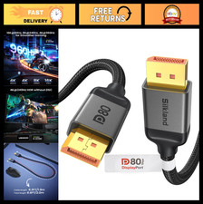 High-Speed 80Gbps DisplayPort 2.1 Cable 6.6FT - 16K@60Hz, 8K@240Hz, HDR, Gaming picture