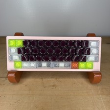 Dimple By Lazydesigners Mechanical Keyboard Pink Programmable Hotswap Tested picture