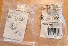2-PACK Allen Tel Versatap Jack Module AT34-09 Telephone CAT 3 Ivory picture