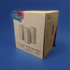 Linksys Velop Tri-band Series Intelligent Mesh WiFi System, White, 3 Pack AC6600 picture