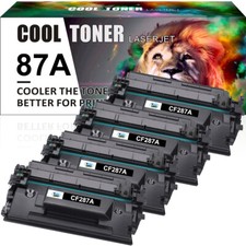 4PK Black CF287A 87A Toner Compatible for HP LaserJet MFP M527dn M527f M527z picture