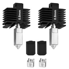 2PCS Upgrade 0.8Mm Hardened Steel Hotend Kit for Bambu Lab X1C, P1 Series, 3D Pr picture