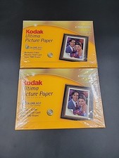 Kodak Ultima Picture Paper 4x6 20-Sheet Photo High Gloss Inkjet Brand New set 2 picture