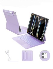 Magic Style Magnetic Keyboard for ipad Pro 13 inch (M5 2025 / M4 2024) - Purple picture