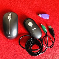 Micro Innovations Wireless Mouse KB985W with USB RECEIVER For Mouse and Keyboard picture