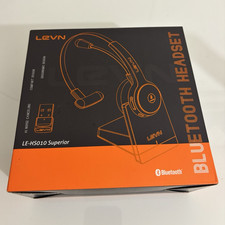 LEVN LE-HS010 Superior Bluetooth Headset USB Dongle ANC Boom Mic Black picture