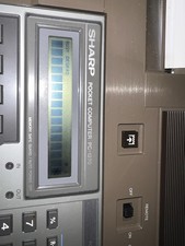 Sharp PC-1270 Vintage Pocket Computer with CE-123P Printer/Cassette Interface picture