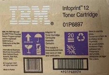 Genuine IBM Infoprint 12 Black Toner Cartridge (01P6897) picture