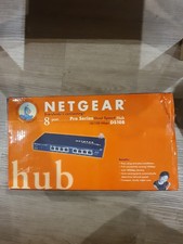 NETGEAR DS108 8 Port 10/100 Mbps Dual Speed Hub,Blue picture