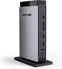New - WAVLINK Displaylink Docking Station 3 Monitors with for MacBook M1/-M5 Win picture