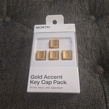 North Key Cap Pack Gold Accent Figural PVC Computer Keyboard & Mouse Accessories picture
