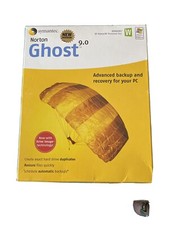 Norton Ghost 9.0 + Manual PC CD hard drive data files backup recover utility picture