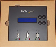StarTech USBDUP12 1 to 2 Standalone USB Duplicator Eraser Flash Thumb Drive BLK picture