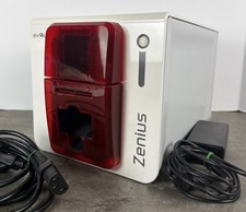 Evolis ZENIUS Expert Color ID Card Printer LAN USB NO RIBBON Single Sided Works picture