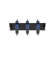 Panduit 3 Port Single Mode Fiber Adapter Panel Blue New picture