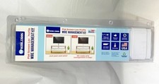 NEW Wire Trak 18” Flat Screen Low Profile Wire Management Kit - Paintable picture