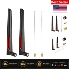 Versatile Dual Band WiFi Antenna Pack - 8dBi Gain RP-SMA for Routers & More picture