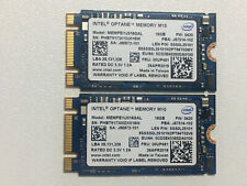 2 pcs new Intel Optane Memory M10 MEMPEI1J016GAL 16GB M.2 2242 NVMe PCIe FW:0420 picture