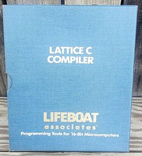 RARE Vintage 1984 Software Lattice C Compiler 8086 8088 Lifeboat Associates 2.14 picture