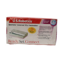 US Robotics Sportster 33.6 Fax Modem Model 0839 Vintage SEALED OLD STOCK picture