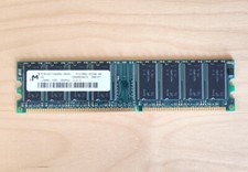 MICRON 128MB PC-2100U DDR-266 DIMM NON-ECC CL2.5 MT8VDDT1664AG-265A1 picture