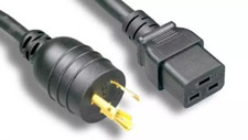 SF Cable NEMA L6-20P USA 3-pin Plug to C19 SJT Power Cord 12 AWG 20A 250V picture