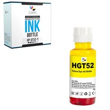 Compatible CMYi Black Color Ink Bottles Lot fits HP GT51 GT51XL GT52 DeskJet Ink picture