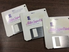 Vintage Macintosh software :  ALDUS SUPERPAINT V3.0   3-1/2