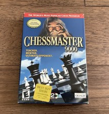 Chessmaster 9000 Chess  Program (2002, PC) - Big Box, User Manual 2 Minty Discs picture