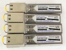 Lot of 4 Finisar FCMJ-8521-3-BB 1G Active Copper Transceiver Module V0I1M40EAA picture