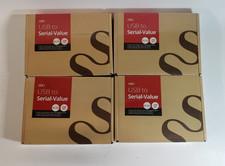 NEW Lot Of 4  SIIG USB to Serial-Value 9-Pin RS-232 PORT JU-000061-S1 1.5m picture