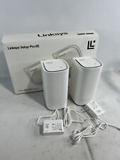 2 Pack of LINKSYS Velop MX6200 WiFi 6E Routers/Nodes picture
