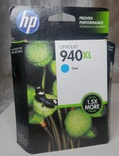 Genuine New HP 940XL Cyan OfficeJet Ink Cartridge Exp 11/14 picture