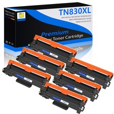 6PK TN830XL High Yield Toner Cartridge for Brother HL-L2460DW DCP-L2640DW Black picture