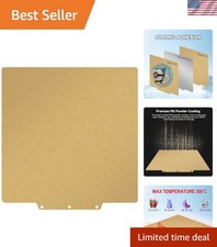 Durable Gold PEI Double-Sided Build Plate for Optimized 3D Printing Experience picture